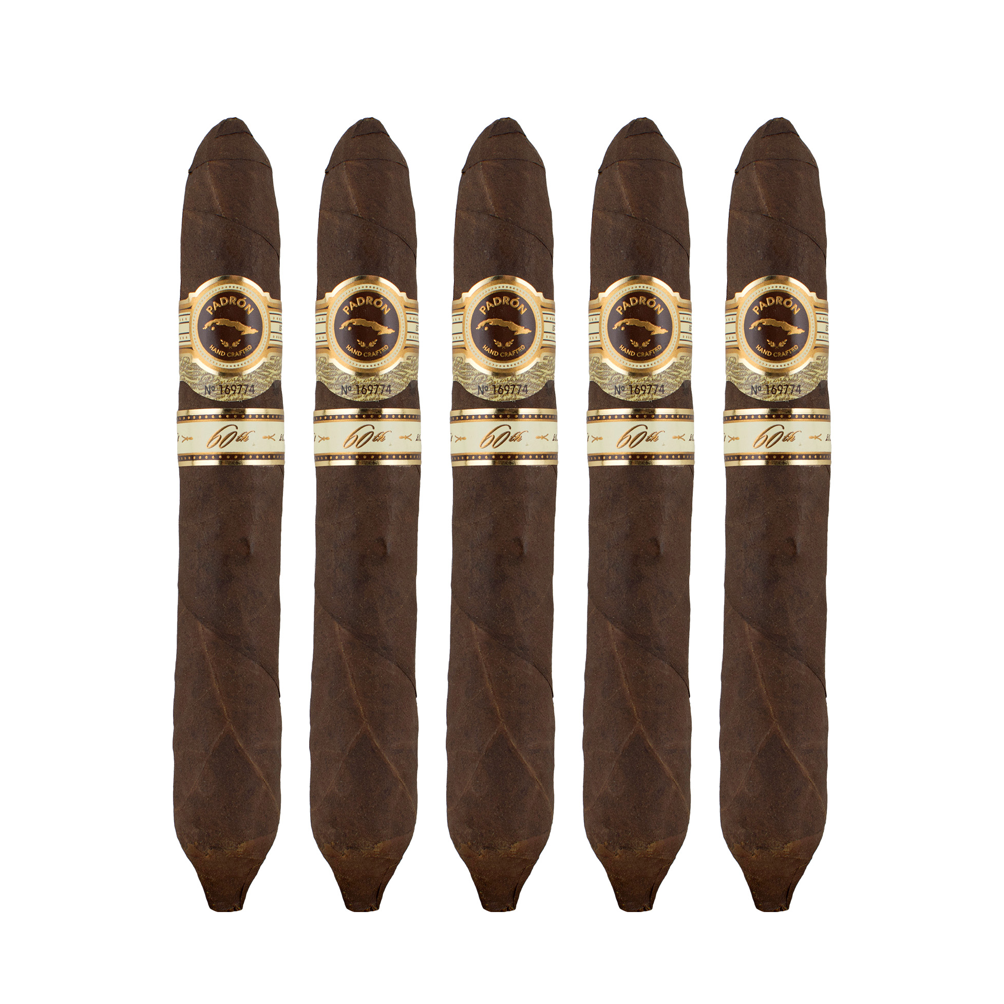 Padron 60th Anniversary Maduro Perfecto Cigar - 5 Pack